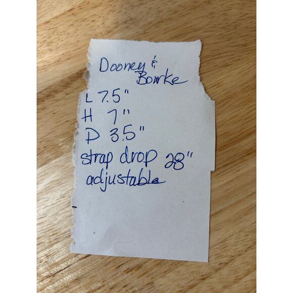 Dooney & Bourke Saddle Bag Crossbody Beige Leather Old Money Equestrian - Picture 15 of 16